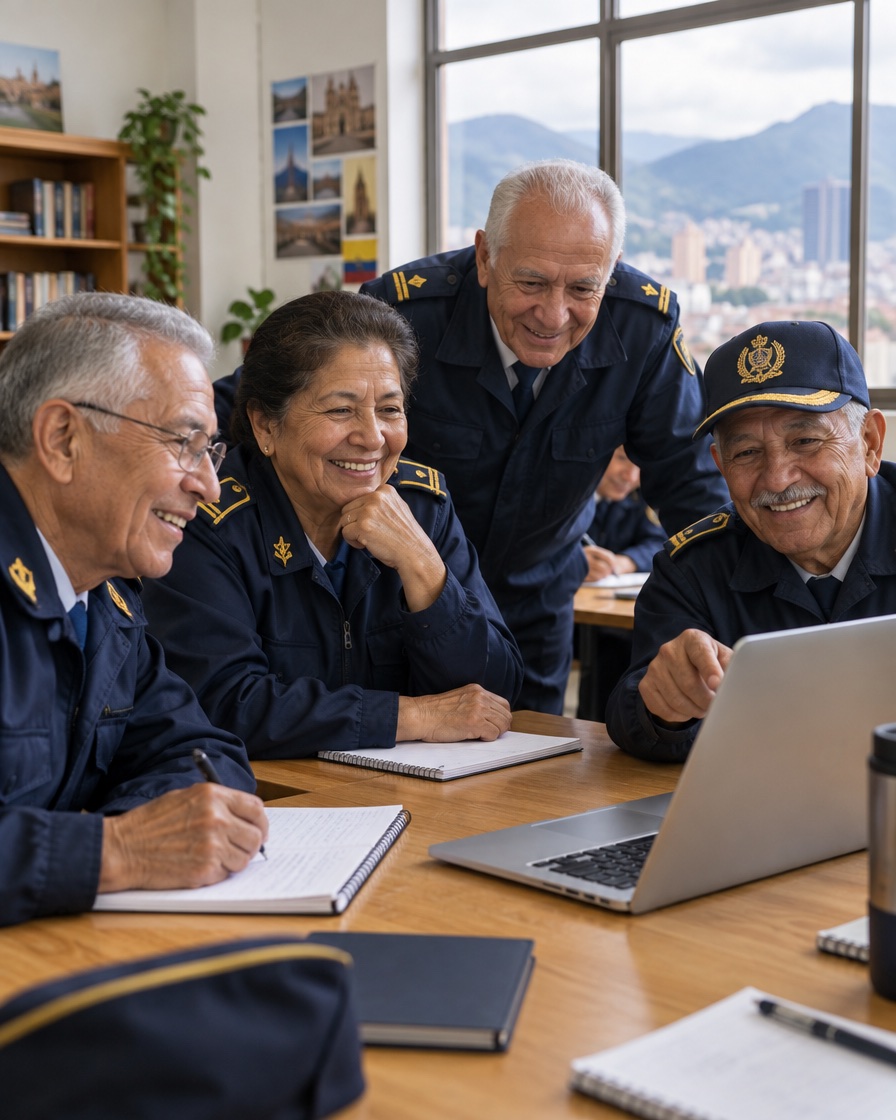 Veteranos afiliados a Casur aprendiendo juntos